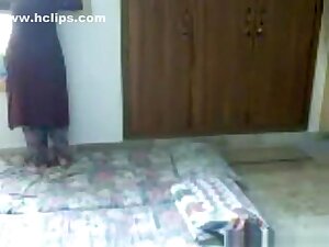 Arab girl sucks cock and gets missionary fucked on the floor